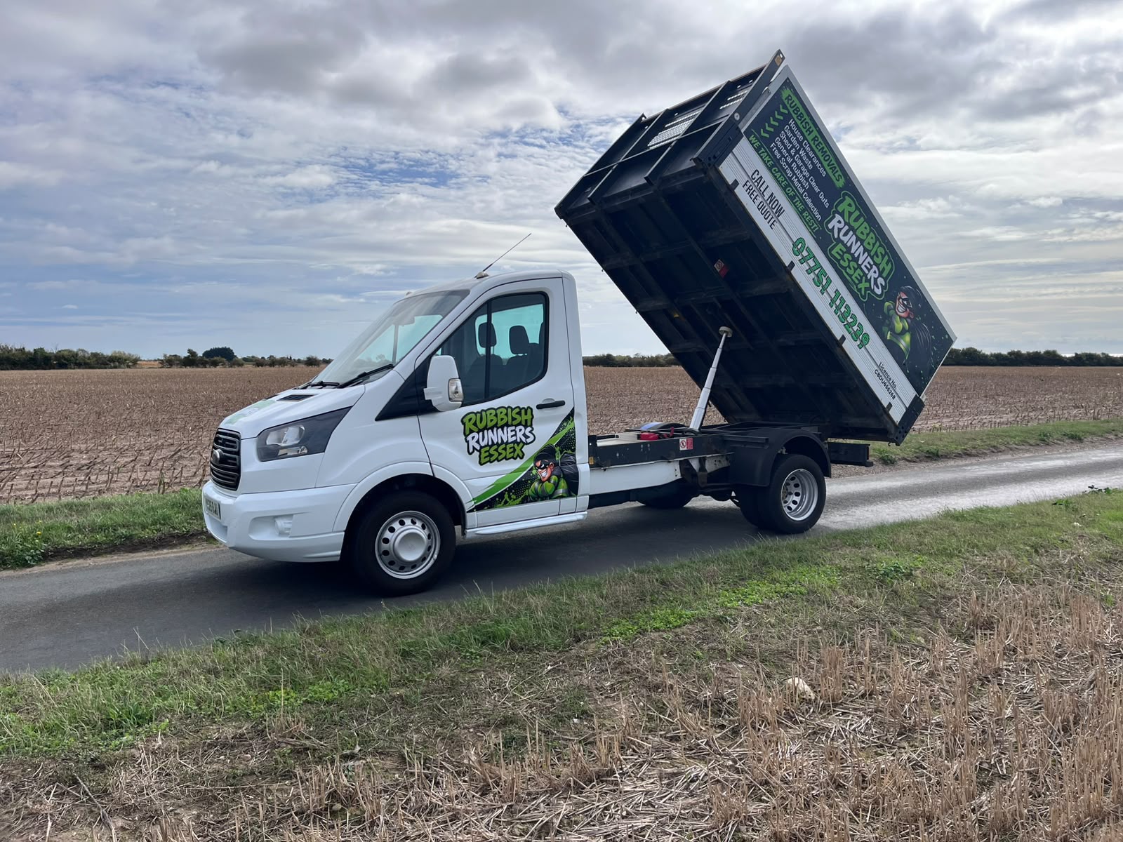 Our branded tipper truck